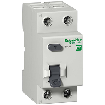 Дифференциальный выключатель Schneider Electric (УЗО) EASY 9 2P 25А 10мА AC 4,5 кА - Электрика, НВА - Модульное оборудование - Дифференциальные автоматы - Магазин электроприборов Точка Фокуса